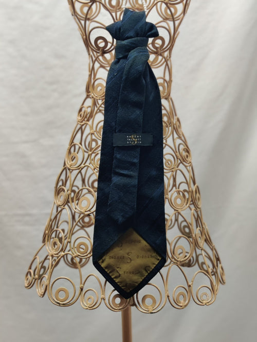 BRIDAL JABOT NECKLACE - NAVY & WHITE LACE - PEARLS - WEDDING DAY - OOA