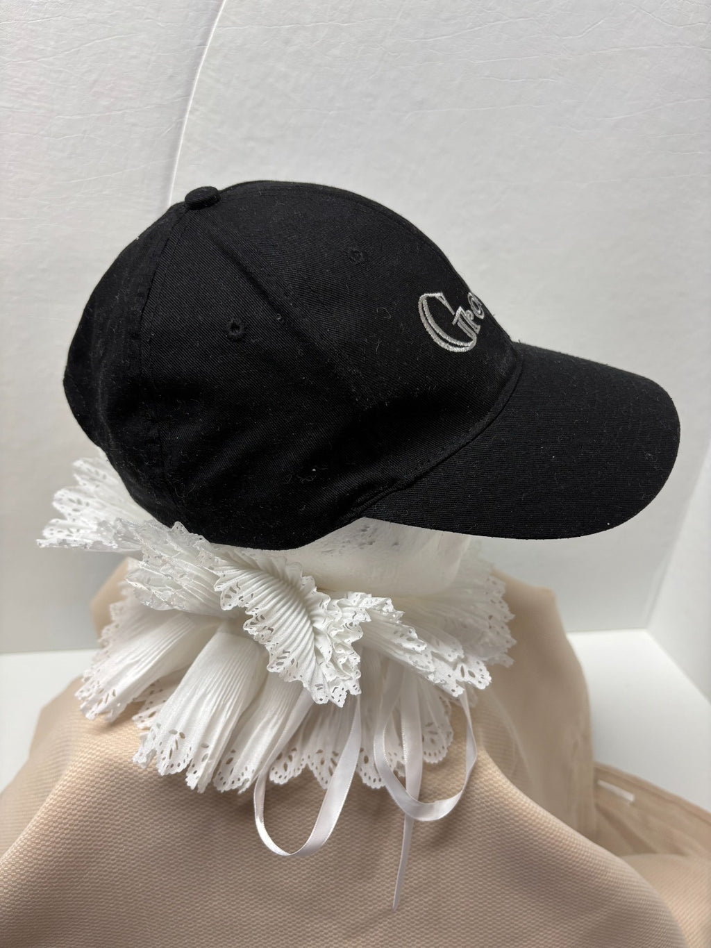 Bride Cowboy Hat plus Groom Baseball Cap couple set - Wedding Bundle $8 EXTRA!