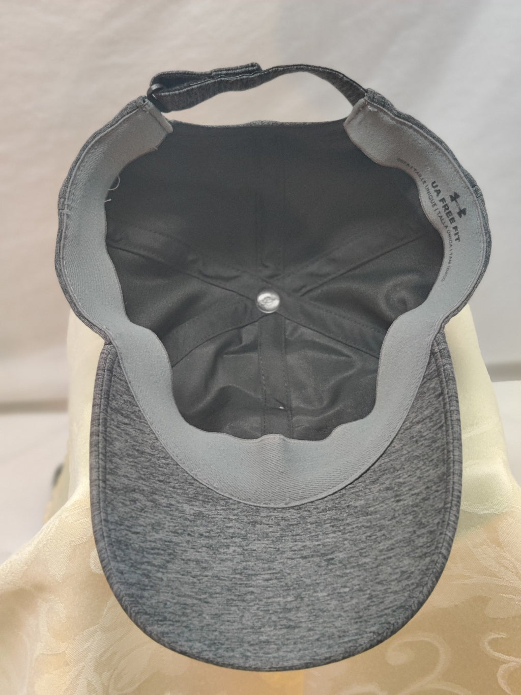 Women's Rainbow Bling Baseball Cap - Under Armour Gray - Pink Logo - Pride - OOA