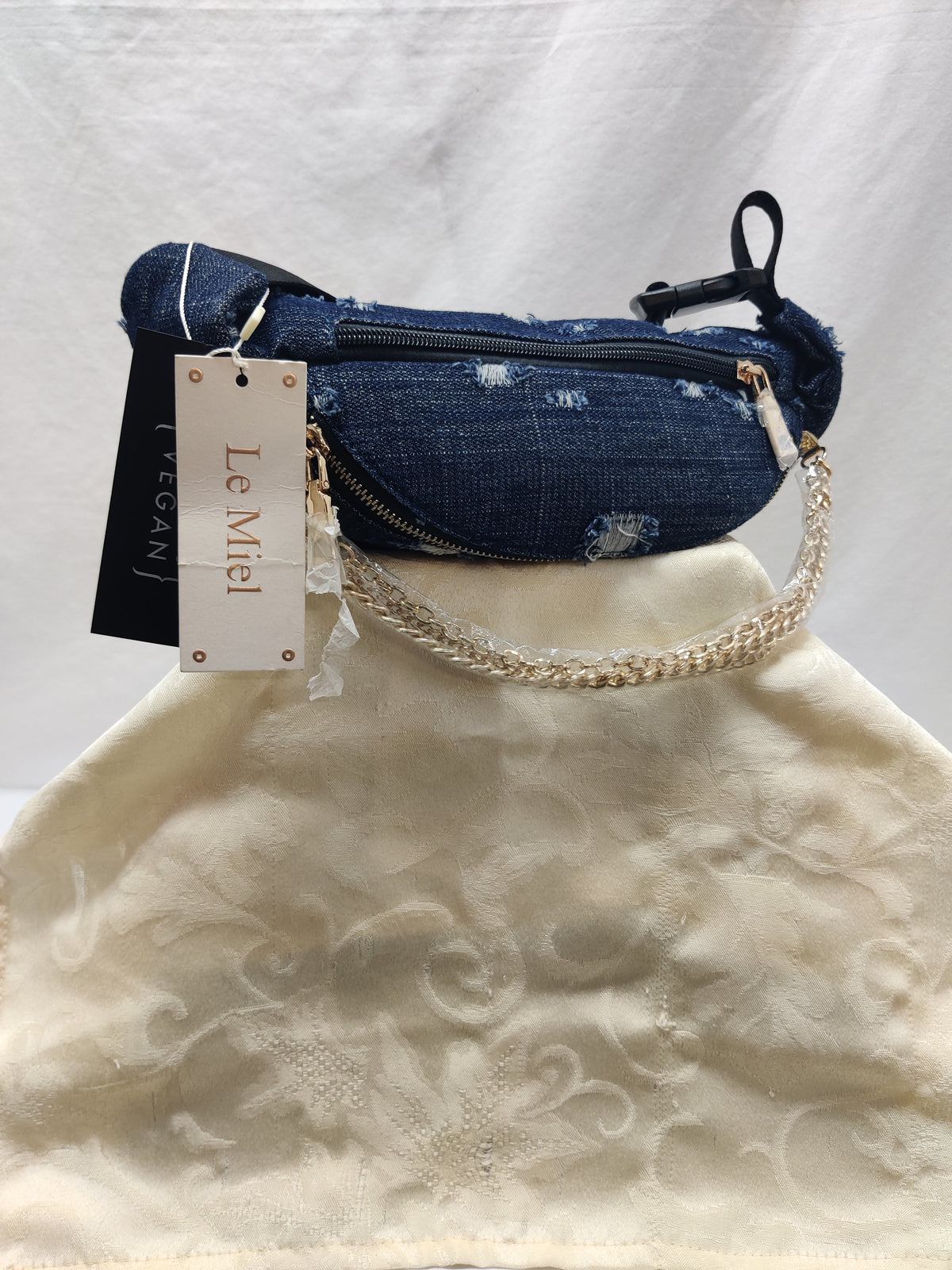 Betsey Johnson Floral Rose Dome Satchel Purse - Cream Burgundy Blush Top Handle