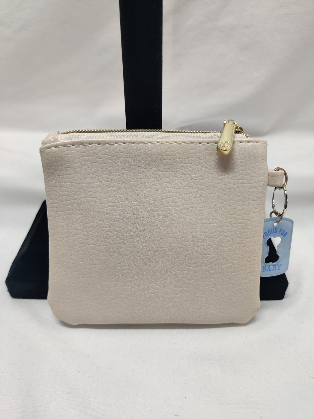 Dog Mom Zip Pouch - Be The Person Your Dog Thinks You Are - Paw Print Coin Purse
